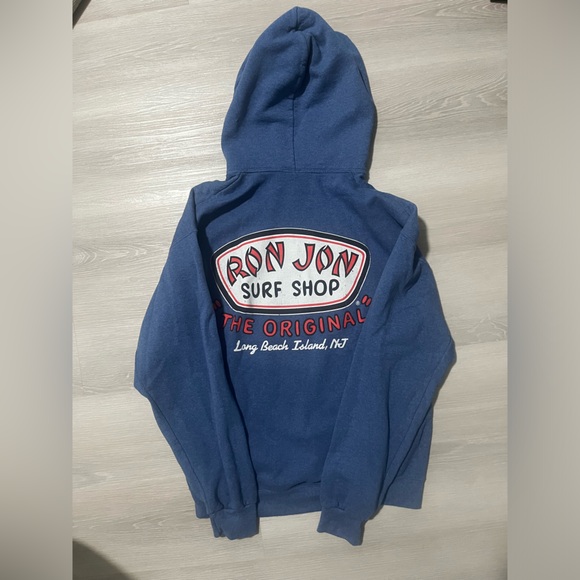 Men’s large blue Ron Jon sweatshirt - Picture 2 of 4